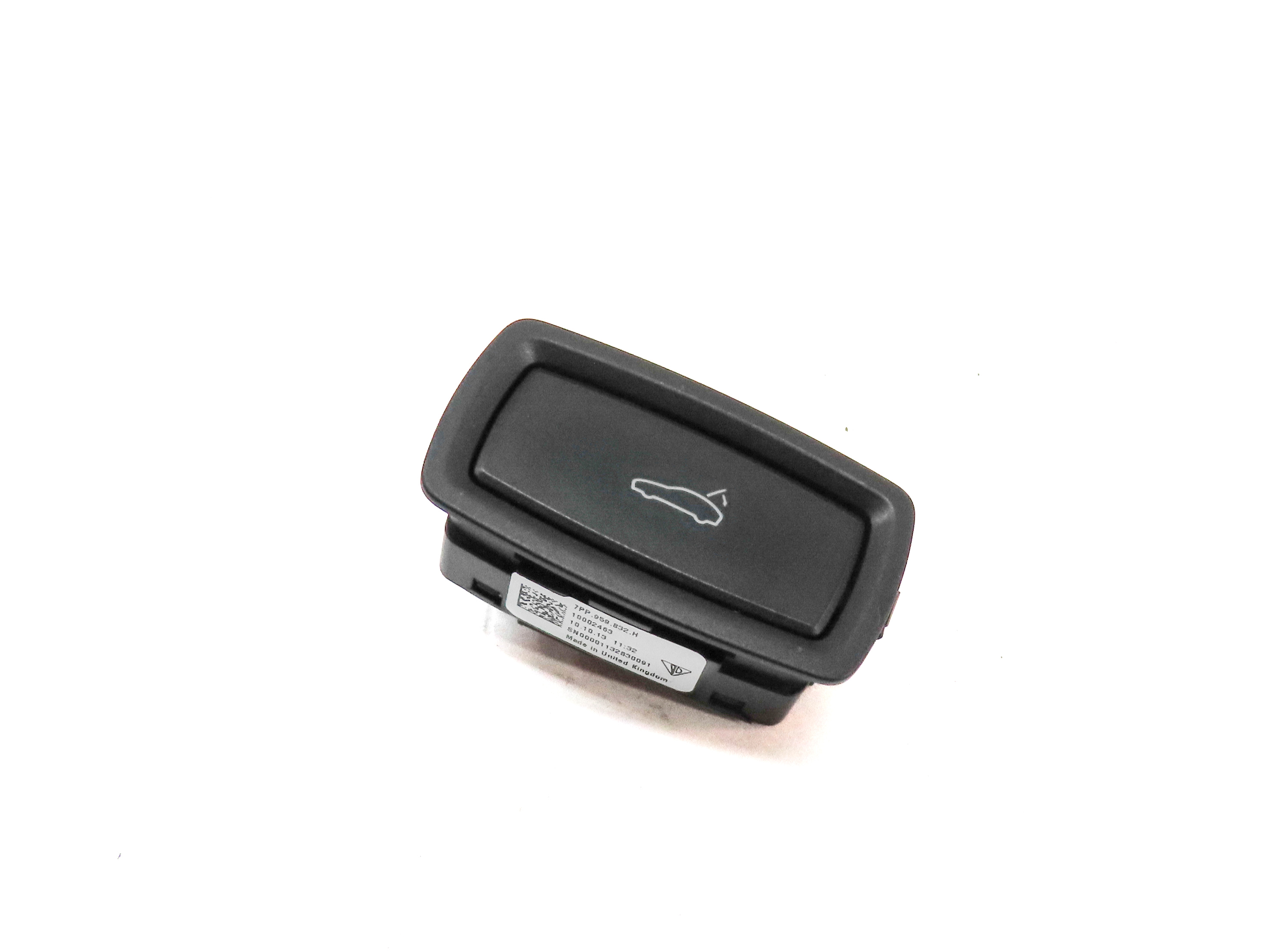 2014 PORSCHE CAYENNE (958) REAR TAILGATE HATCH LID OPEN CLOSE SWITCH BUTTON — exact item pictured